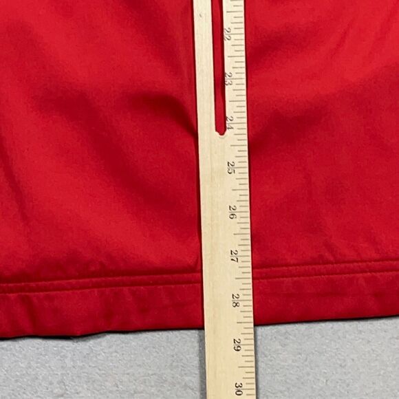 Adidas Golf ClimaProof Wind 1/4 Zip Pullover Short Sleeve Jacket Sz Large Red‎ - Picture 6 of 12